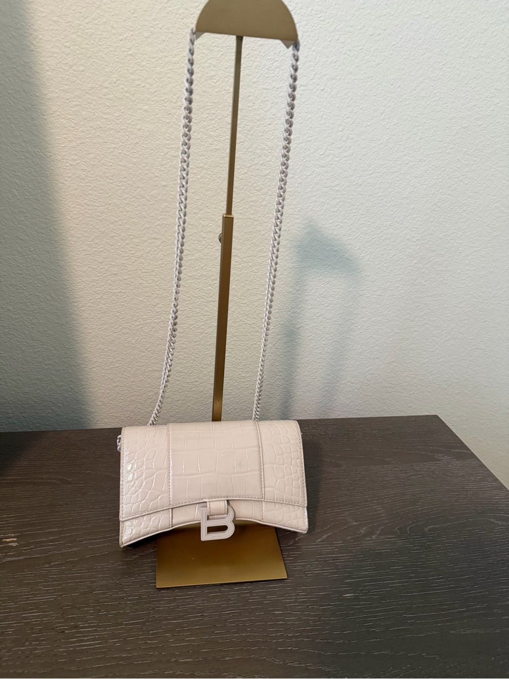 Balenciaga Hourglass wallet on chain
